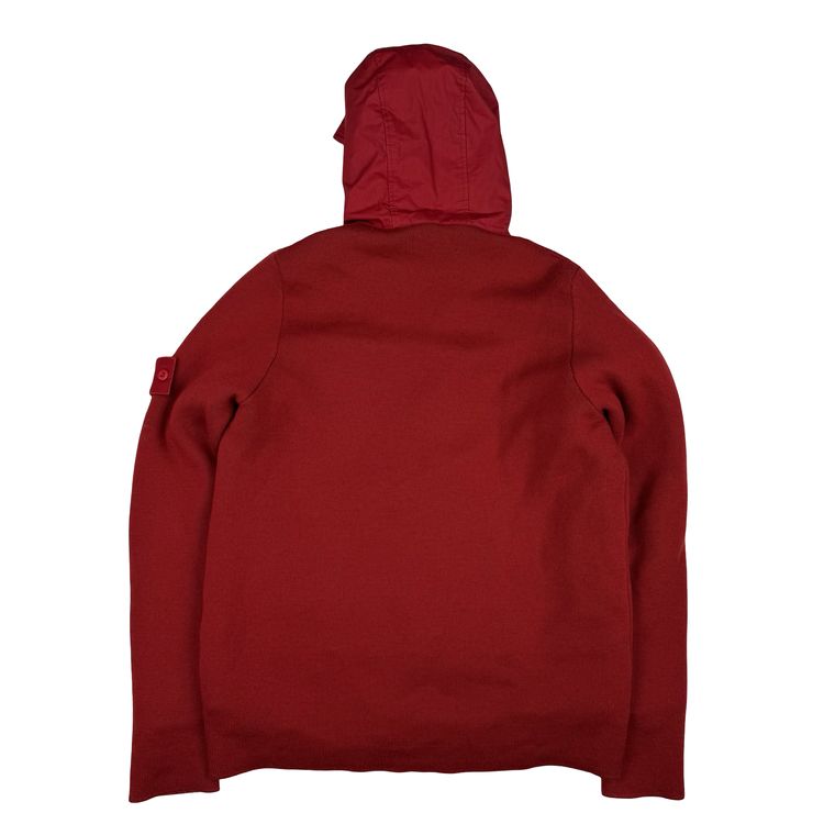 Stone Island 2013 Red Ghost Piece Mussola Gommta Hood Wool Dutch Rope Jacket - Medium image 6
