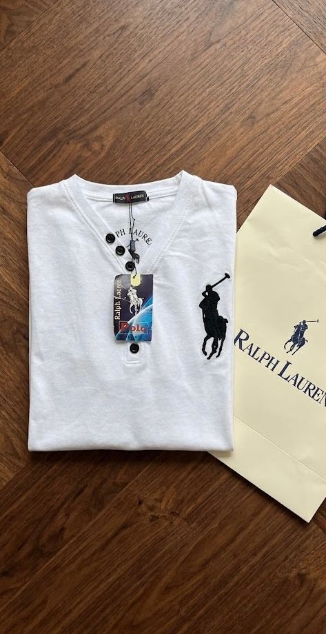 RLX Ralph Lauren Ralph Lauren White Polo Shirt With Black Logo product image