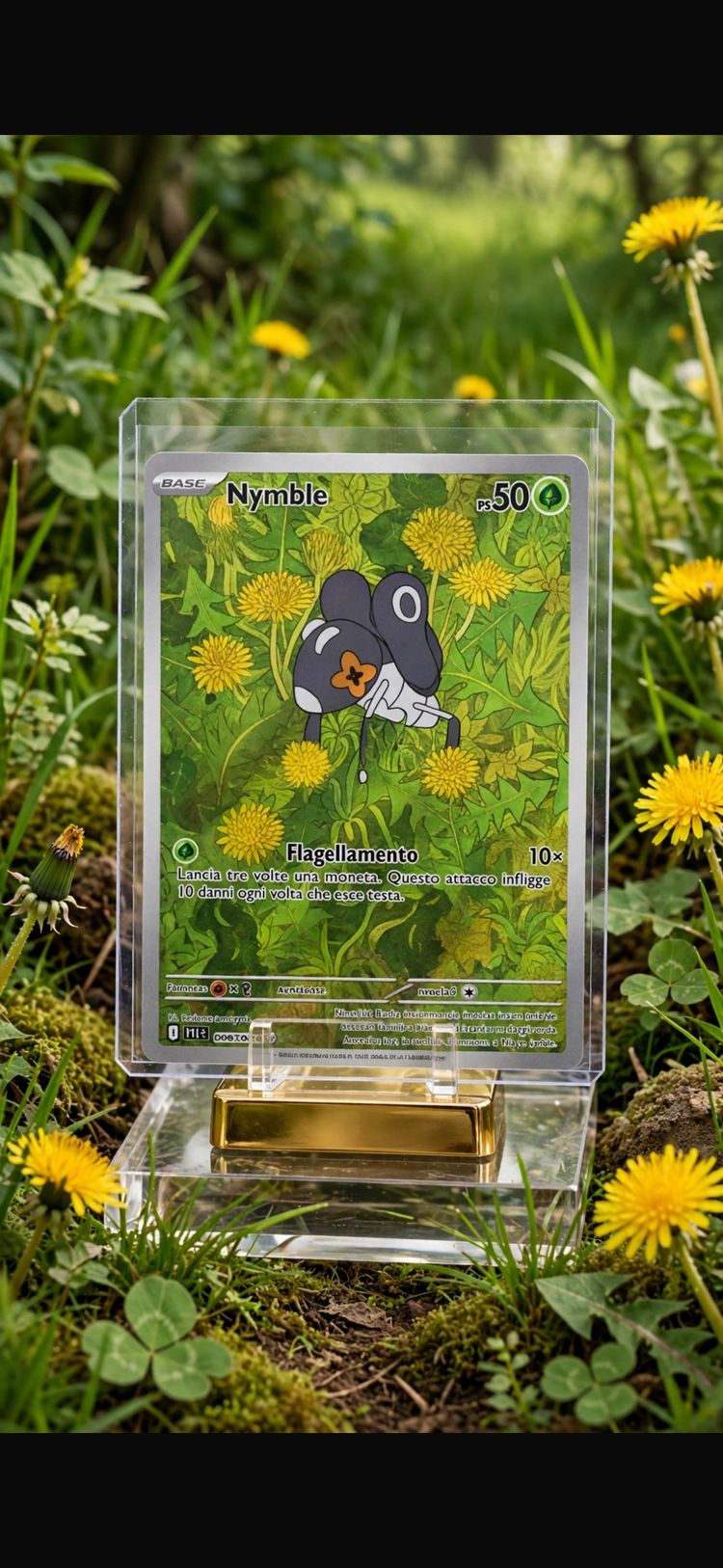 Nymble Pokémon Card imagen 1