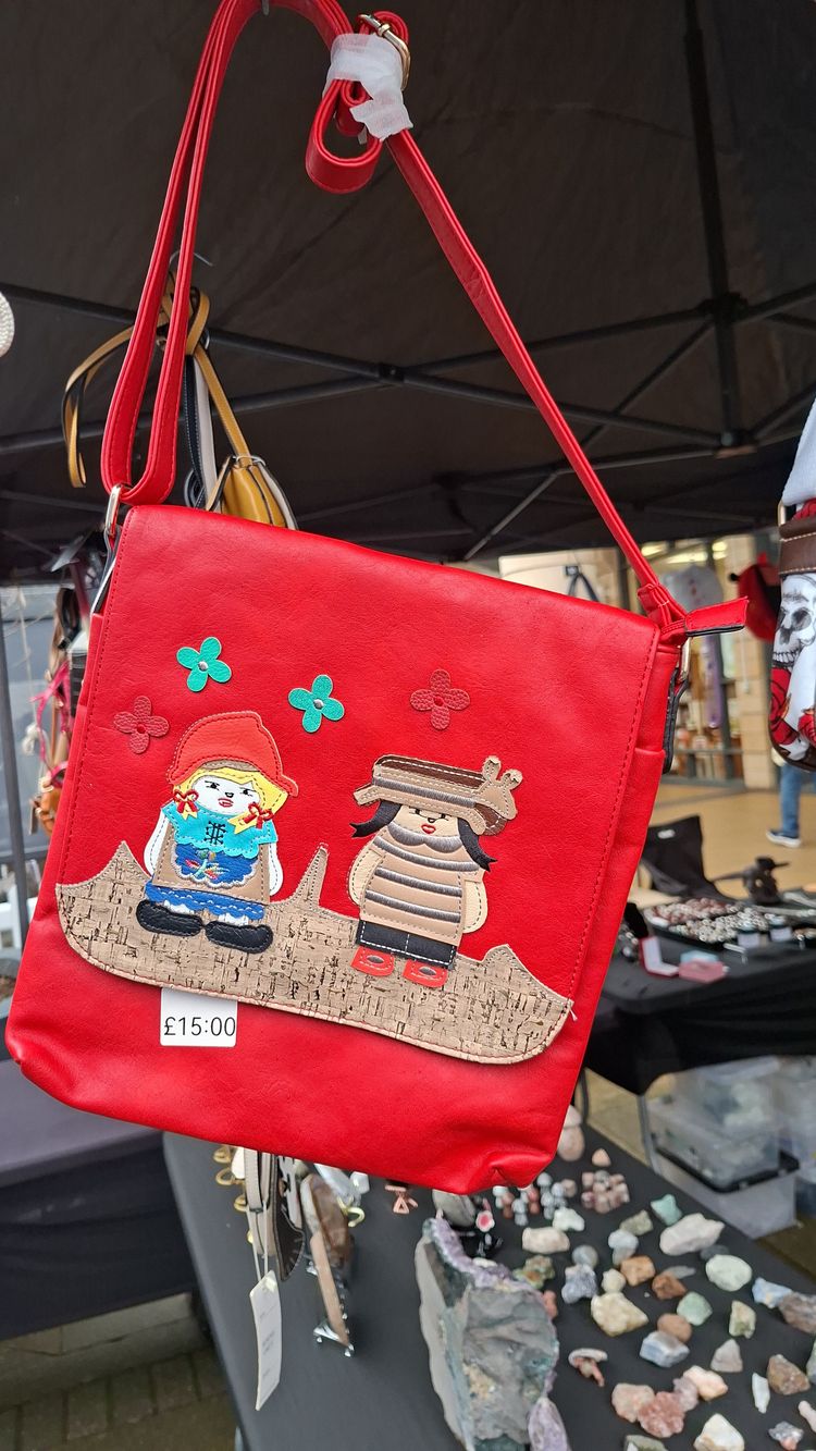 Other Red Shoulder Bag With Cartoon Applique product image