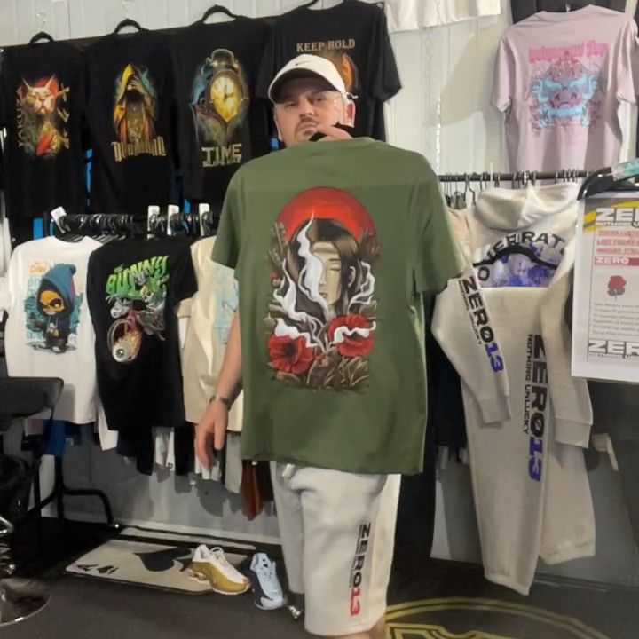 Other ZERO13 JAPANESE ARCHER, KHAKI TEE AND GREY SHORTS, ALL IMAGES TO MATCH XXL product image