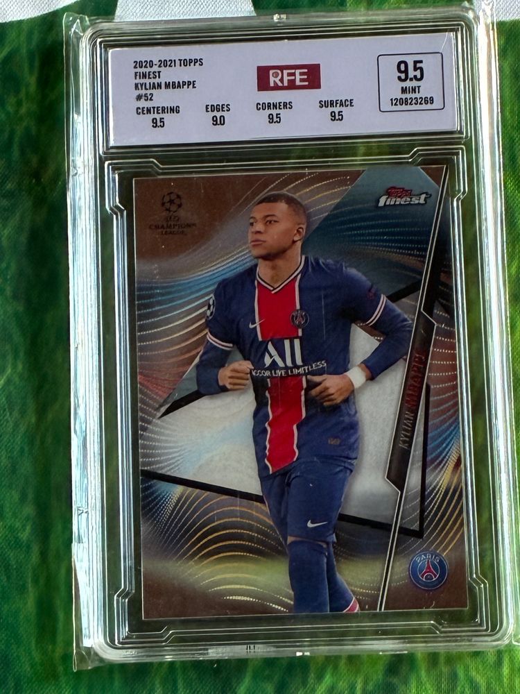 Topps 2020-2021 Topps Finest Kylian Mbappe RFE 9.5 product image
