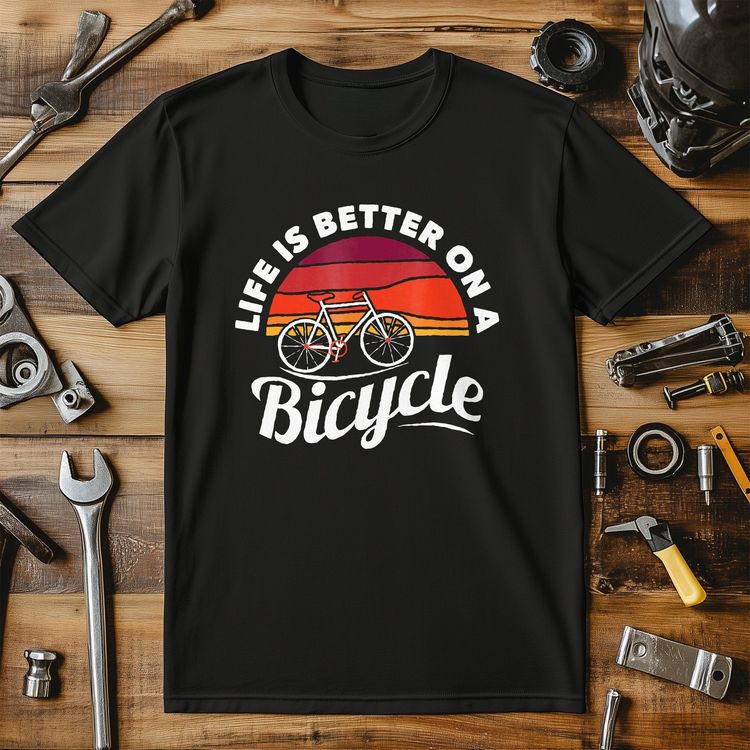 Life's a Ride Cycling T-Shirt image 1