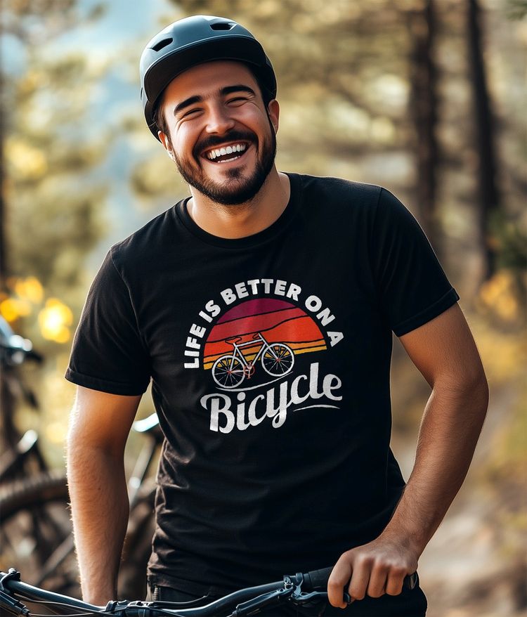 Life's a Ride Cycling T-Shirt image 4