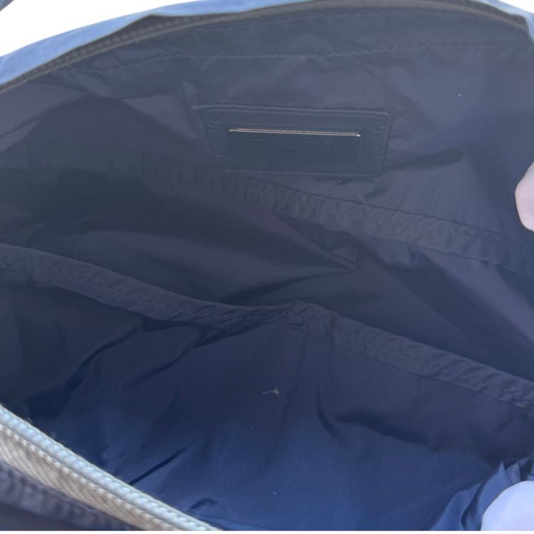 Prada Tessuto blue nylon belt bag image 11