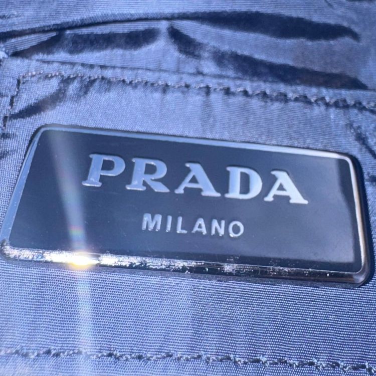 Prada Tessuto blue nylon belt bag image 8