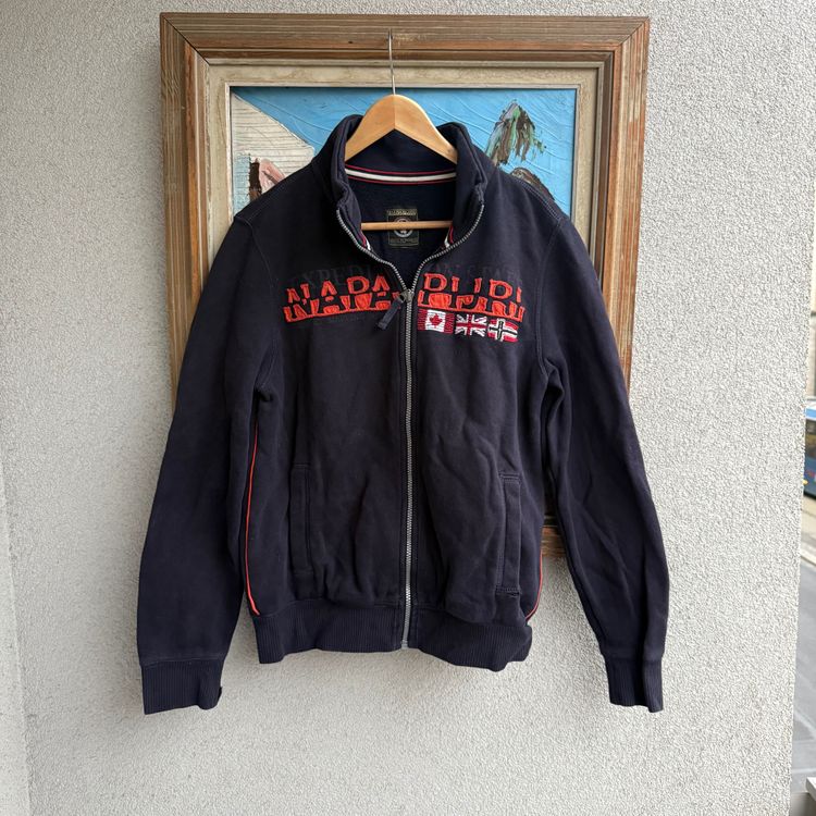 Napapijri Black Zip-Up Jacket