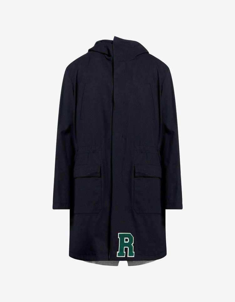 Raf Simons Navy Blue Parka with Silver Interior - AW16