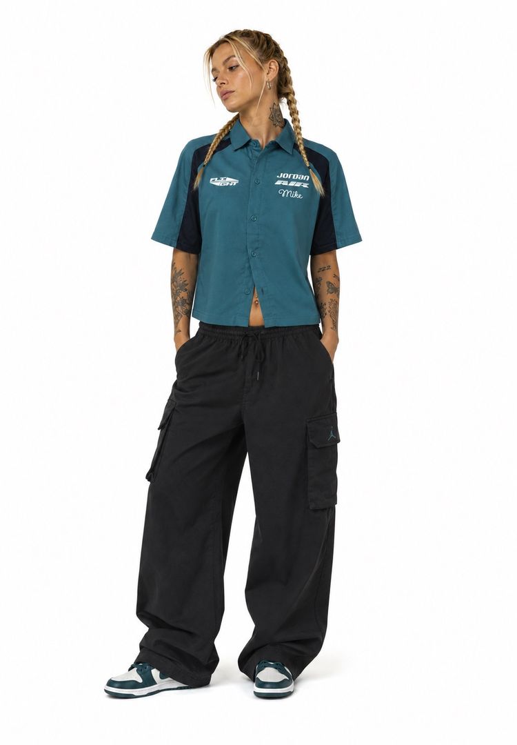 Jordan Air Short Sleeve Button-Up Shirt imagen 4