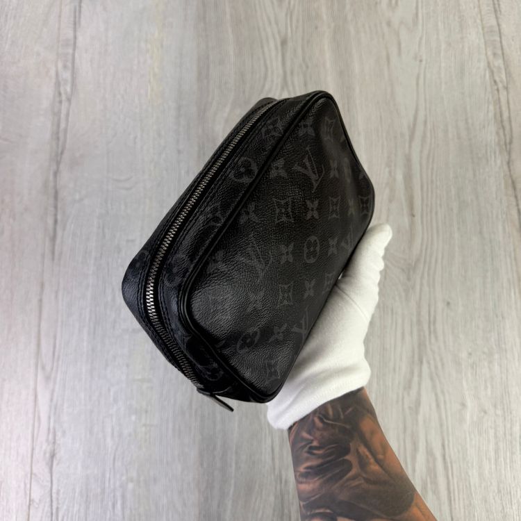 Louis Vuitton Black Monogram Toiletry Small Pouch 5