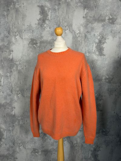 80% Wełna Orange Sweater