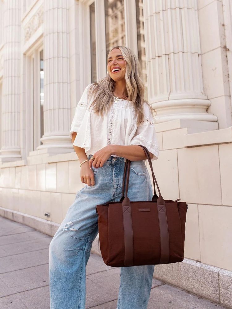 Brown Tote Bag image 2