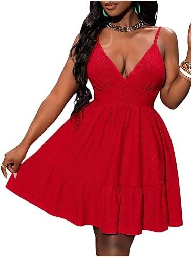 Red Sleeveless Dress