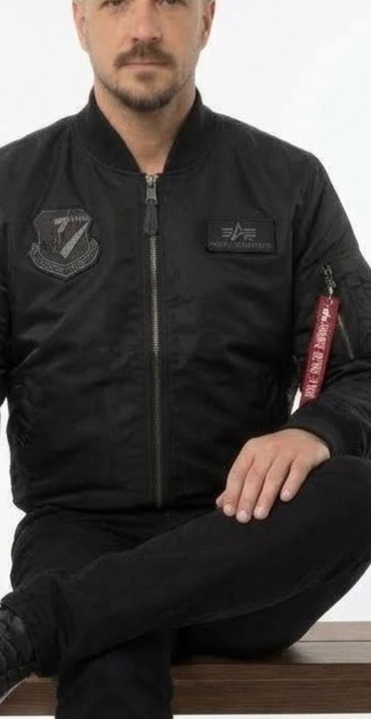 Alpha Industries Black Bomber Jacket image 5