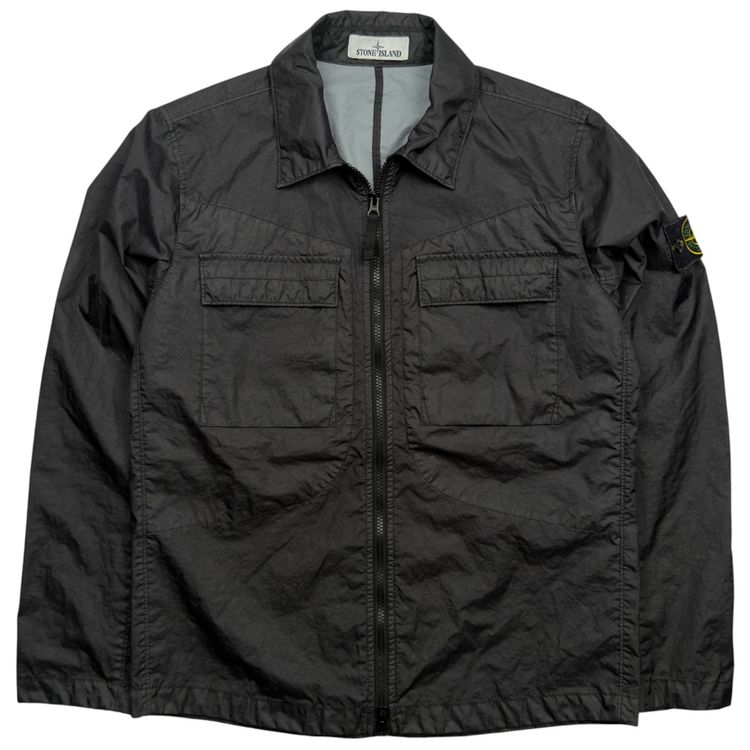 S/S 22 Stone Island Membrana 3L TC Overshirt - Black