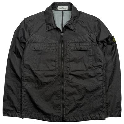 S/S 22 Stone Island Membrana 3L TC Overshirt - Black