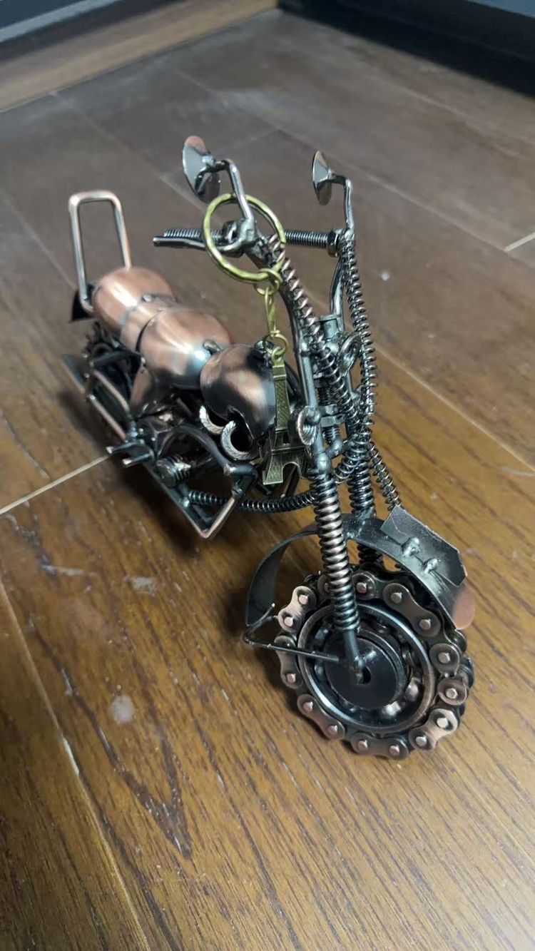 Metal Motorcycle Model image 1