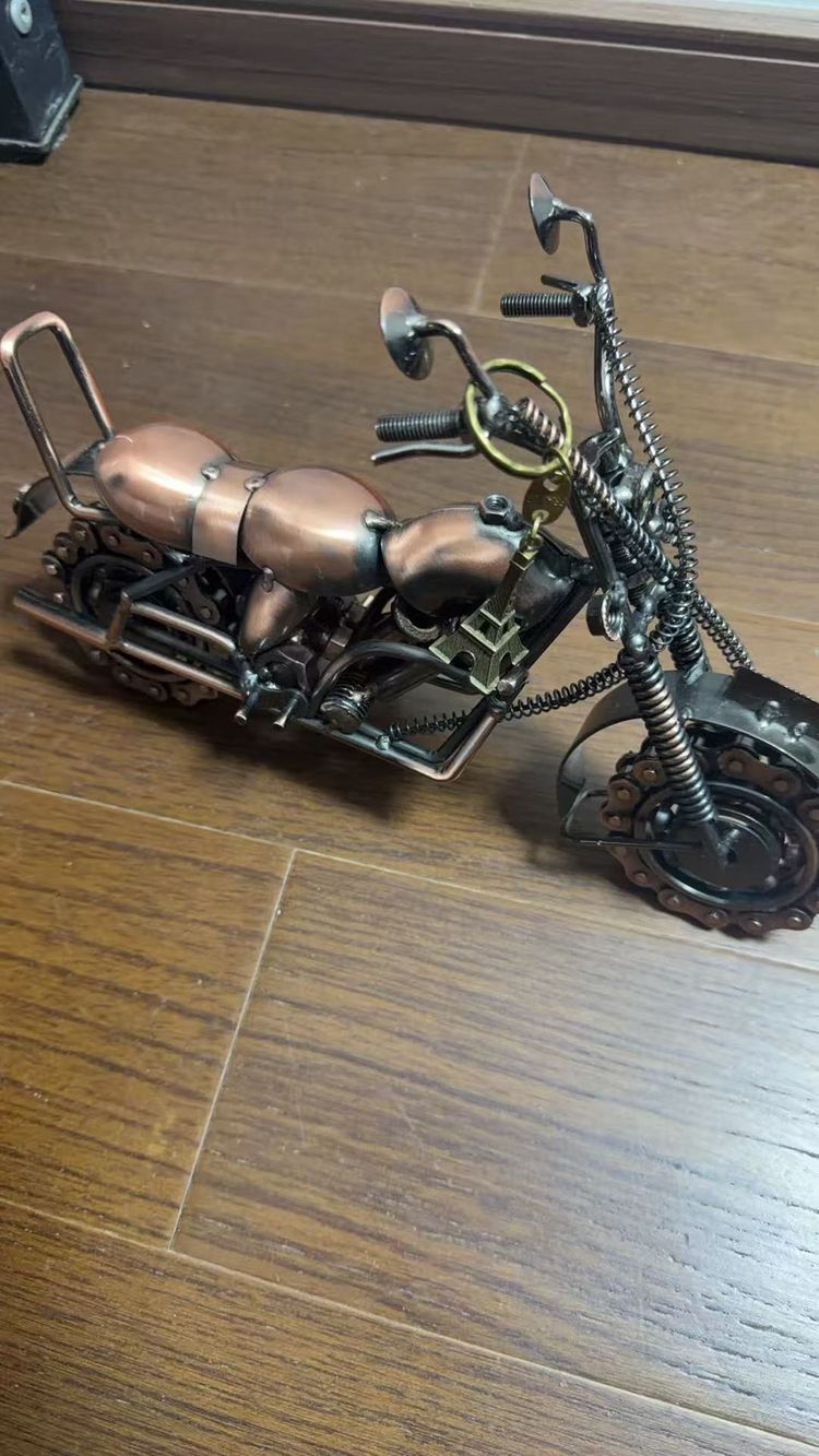 Metal Motorcycle Model obraz 2
