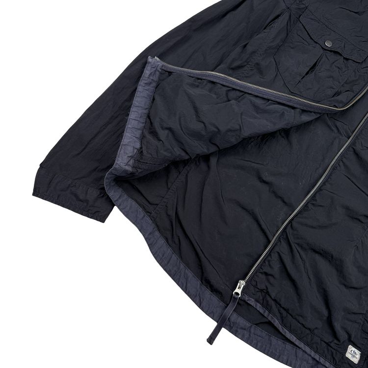 Immagine di CP Company Navy Blue Cotton/Nylon Blend Windbreaker Jacket - XL (52) 2