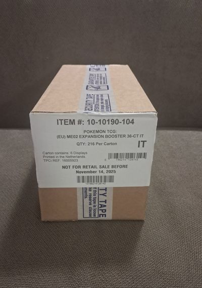 Pokémon Case sigillato di Fiamme Spettrali da 6 Box ITA