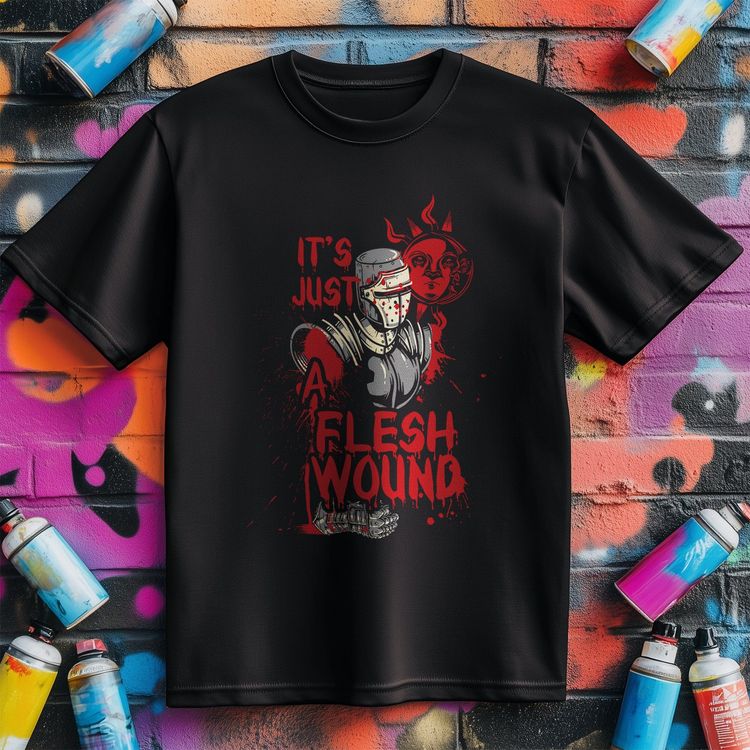 Flesh Wound T-Shirt - It's Just a US