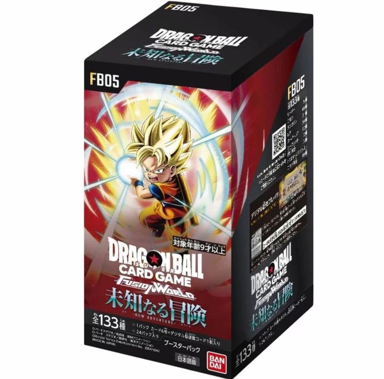 Bandai Dragon Ball Super Card Game Fusion World FB05 Booster Box Giapponese con 24 Bustine e 6 Carte Casuali per Collezionisti e Giocatori Competitivi