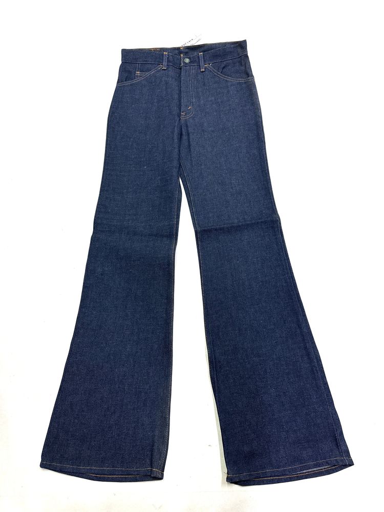Levi's 602 Bell Bottoms Flare boot cut W30 L34 orange tab made in France anni 70' Talon zip