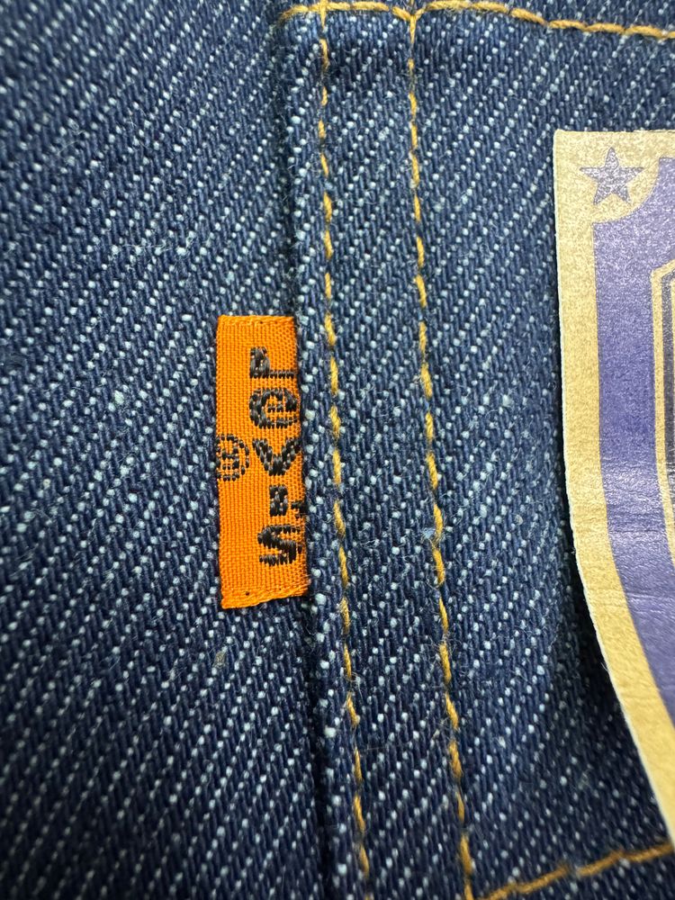 Levi's 602 Bell Bottoms Flare  boot cut W30 L34 orange tab made in France anni 70' Talon zip 11