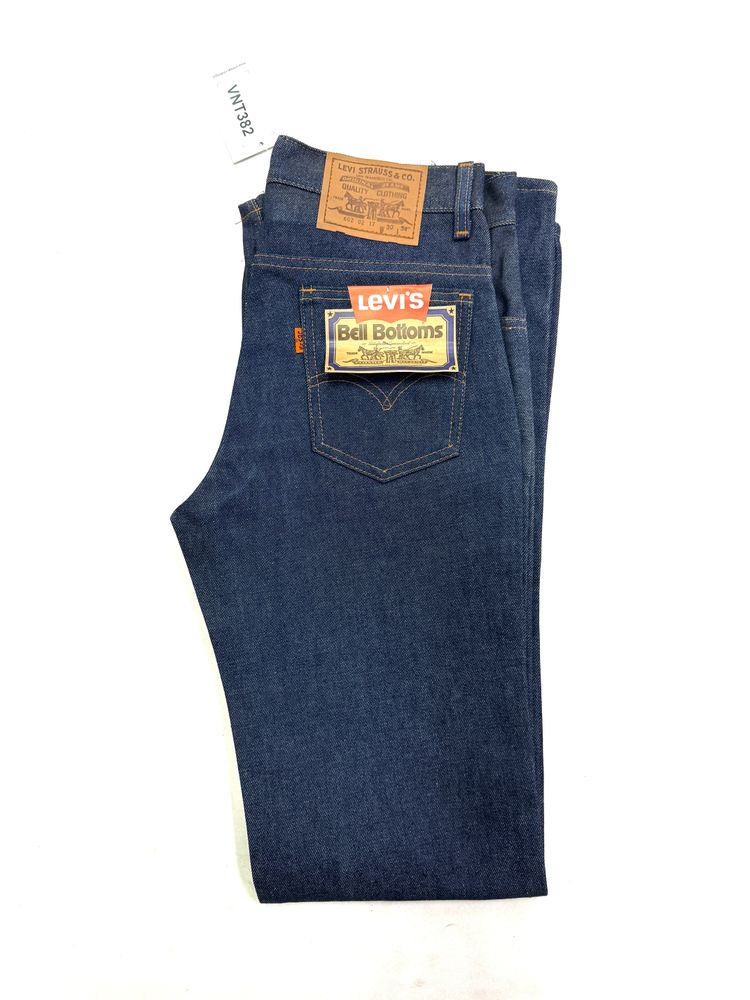 Levi's 602 Bell Bottoms Flare boot cut W30 L34 orange tab made in France anni 70' Talon zip 15