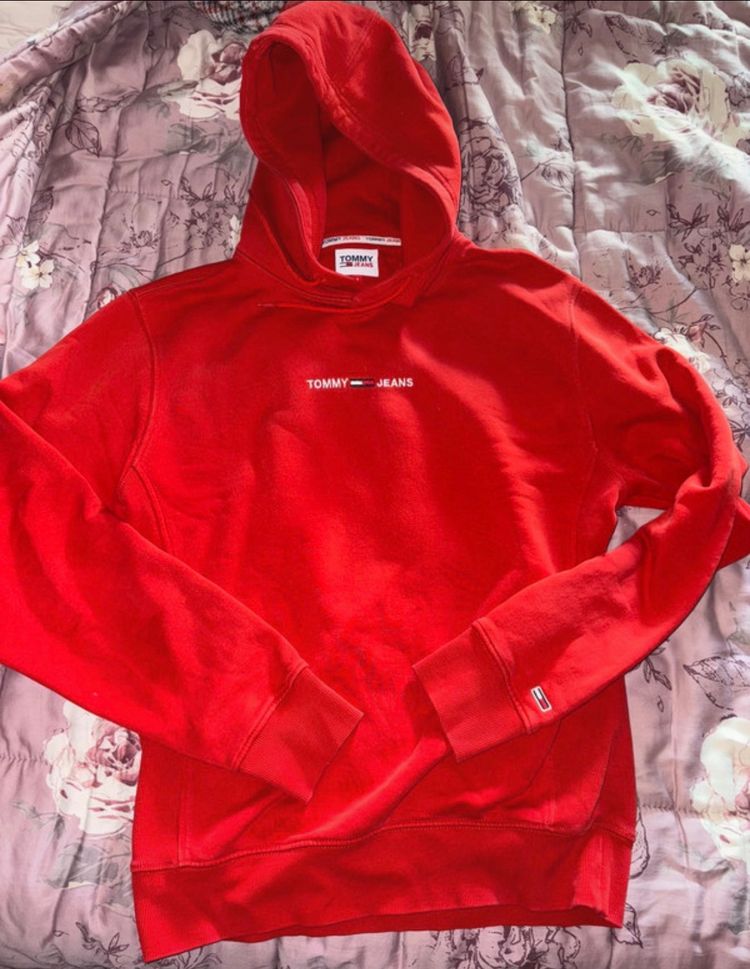 Tommy Hilfiger Tommy Jeans red hoodie product image