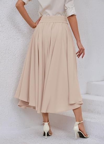 Beige Midi Skirts image 2