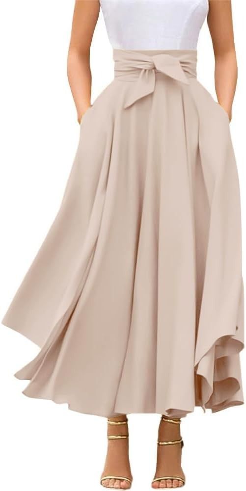 Beige Midi Skirts image 1