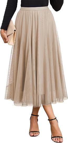 Beige Midi Skirts image 3