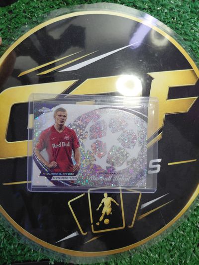 Erling Haaland starball topps chrome 23 24