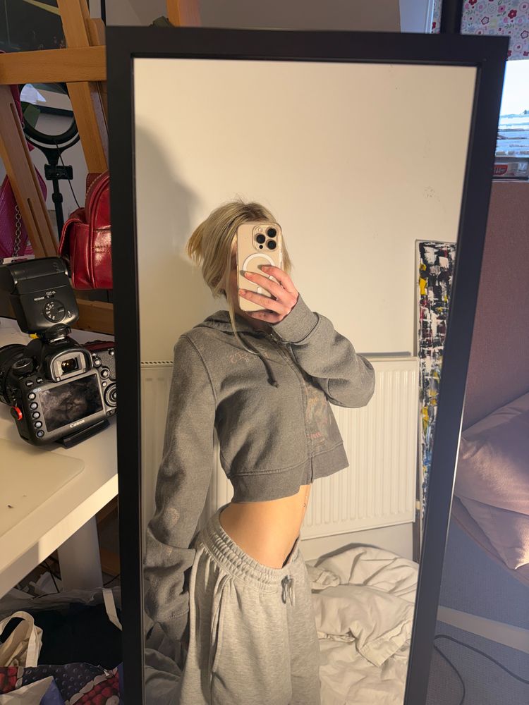 Immagine di Lonely Hearts Grey Zip-Up Hoodie 2