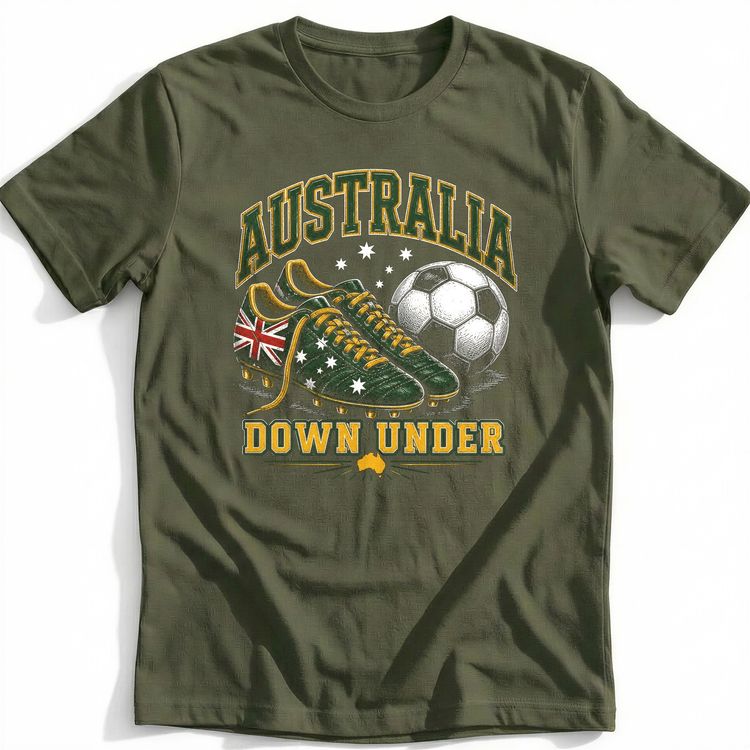 Australian Football Boots Down T-Shirt image 5