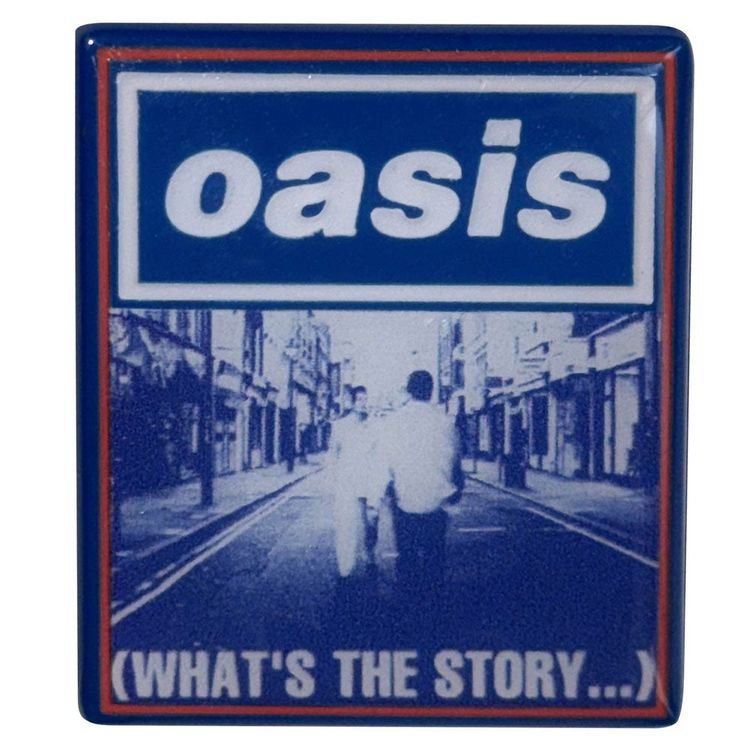 Oasis Live 25 Whats The Story Pin Badge