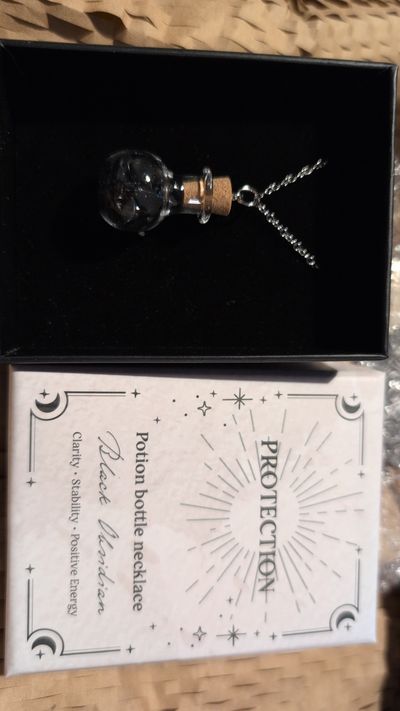 potion bottle necklace