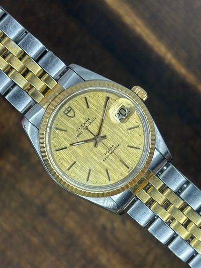 Tudor Prince Oysterdate – Linen Dial – Two-Tone