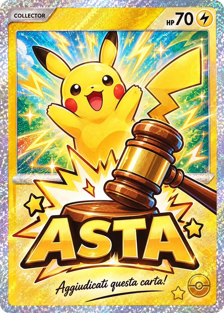 Pokemon Collector Card mostrata in live product image