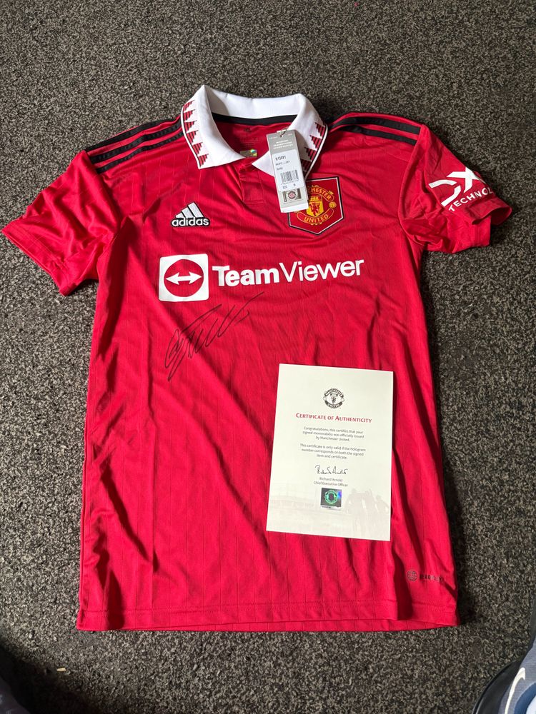 Adidas Originals Cristiano Ronaldo signed Manchester United shirt product image