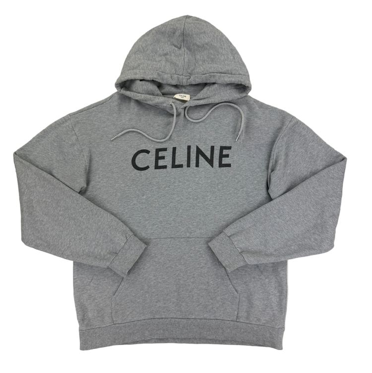 CELINE Celine Men’s Grey Loose Pullover Hoodie - XL product image