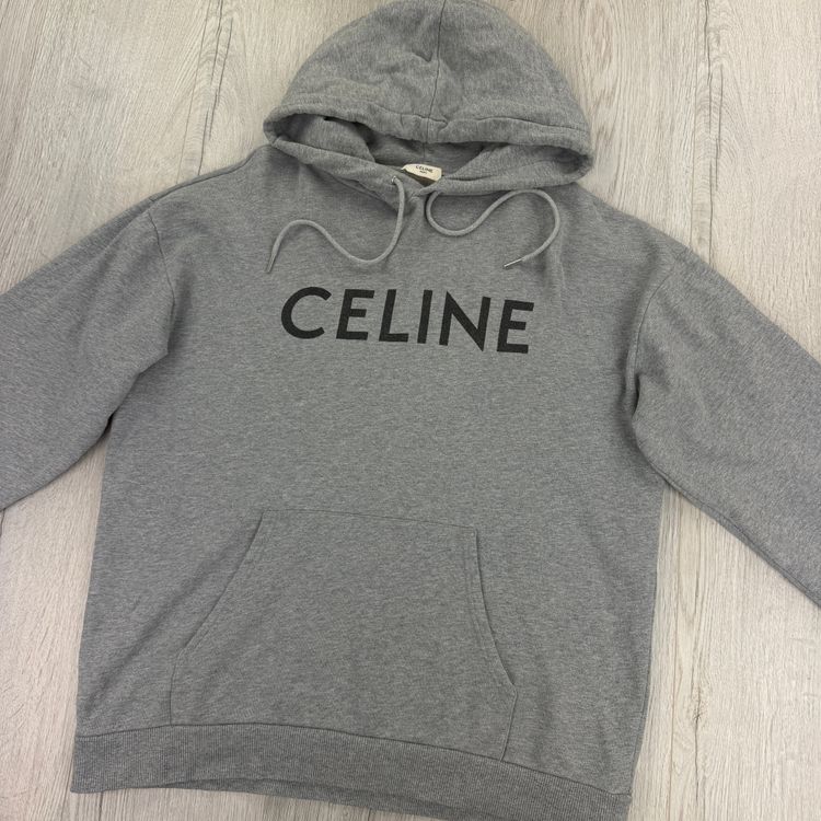 Celine Men’s Grey Loose Pullover Hoodie - XL 3
