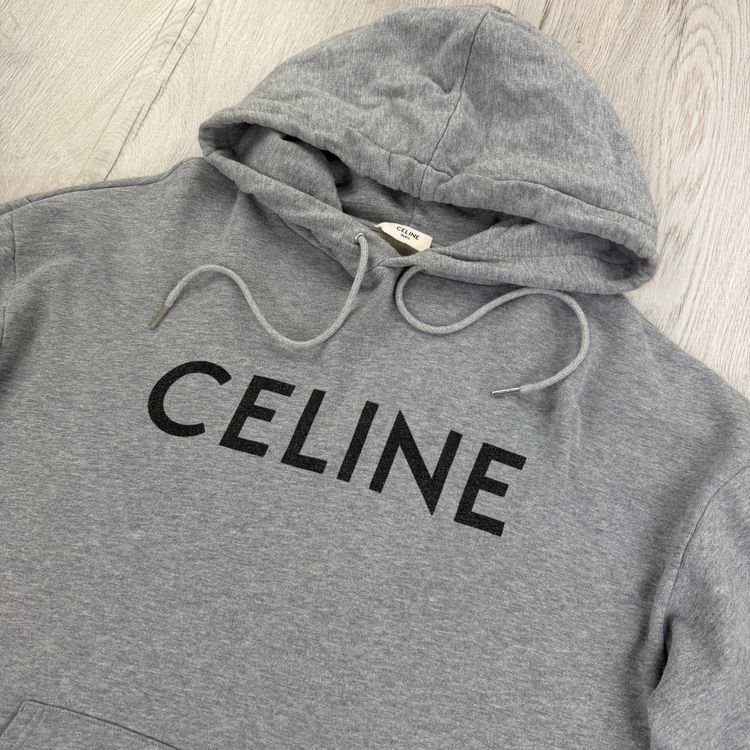 Celine Men’s Grey Loose Pullover Hoodie - XL 4