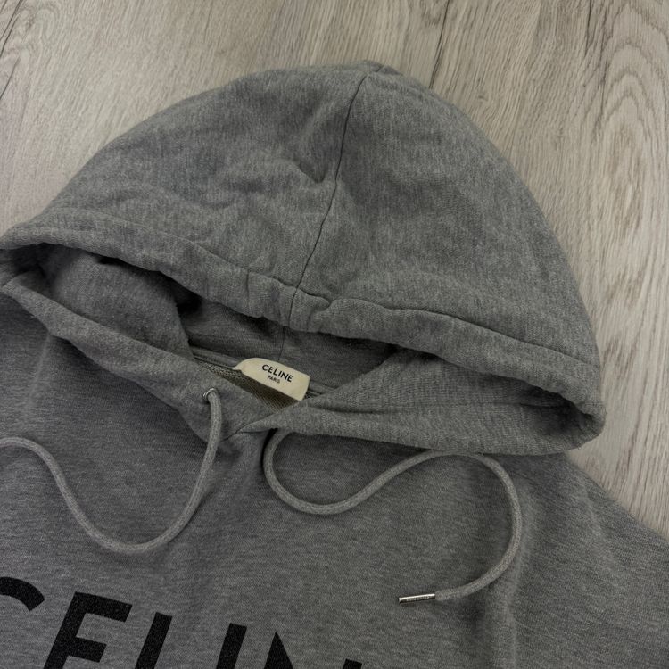 Celine Men’s Grey Loose Pullover Hoodie - XL 6
