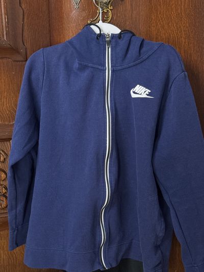 Nike Blue Zip-Up z kapturem rozm s