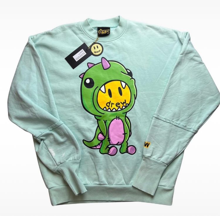 Drew House Drew House Dino Print Mint Green Crewneck product image