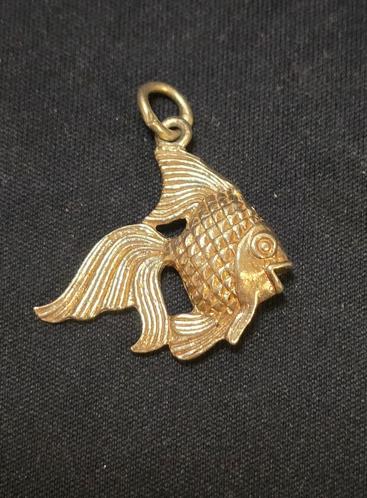 £20). 925 sterling silver Fish-Shaped Pendant Charm image 6