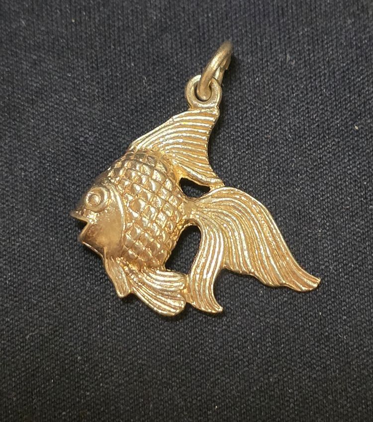 £20). 925 sterling silver Fish-Shaped Pendant Charm