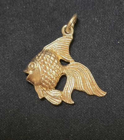 £20). 925 sterling silver Fish-Shaped Pendant Charm